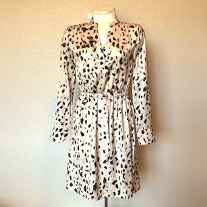 NWT H&M beige/black/brown animal print dress